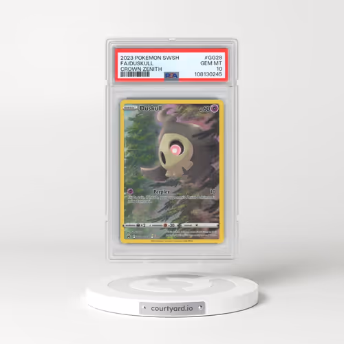 2023 Pokémon Sword and Shield Crown Zenith #GG28 Duskull - Full Art (PSA 10 GEM MINT)