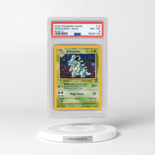2000 Pokémon Game Base II #12 Nidoqueen - Holo (PSA 8 NM-MT)