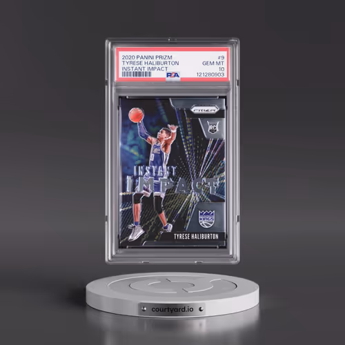 2020 Panini Prizm Instant Impact #9 Tyrese Haliburton (PSA 10 GEM MINT)