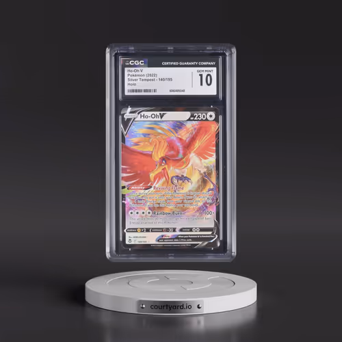 2022 Silver Tempest #140/195 Ho-Oh V - Holo (CGC 10 GEM MINT)