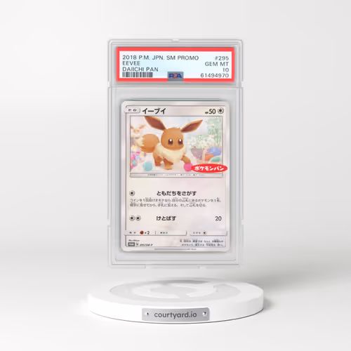 2018 Pokémon SM Promo #295 Eevee - Daiichi Pan (PSA 10 GEM MINT)