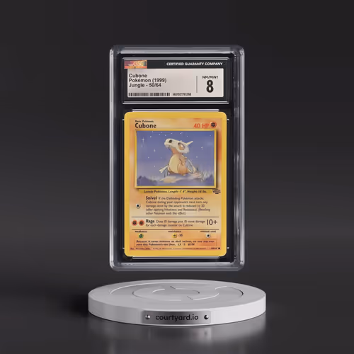 1999 Jungle #50/64 Cubone (CGC 8 NM-MT)