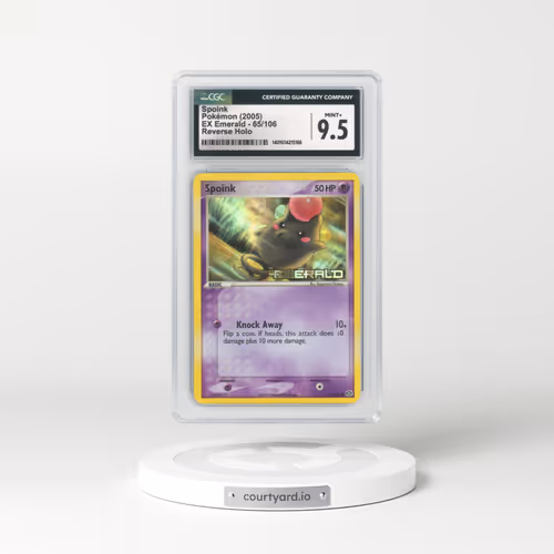 2005 EX Emerald #65 Spoink - Holo (CGC 9.5 MINT+)
