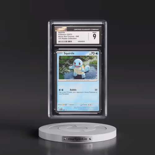 2023 Black Star Promos - Scarlet & Violet SVP EN #048 Squirtle - Cosmos Holo (CGC 9 MINT)