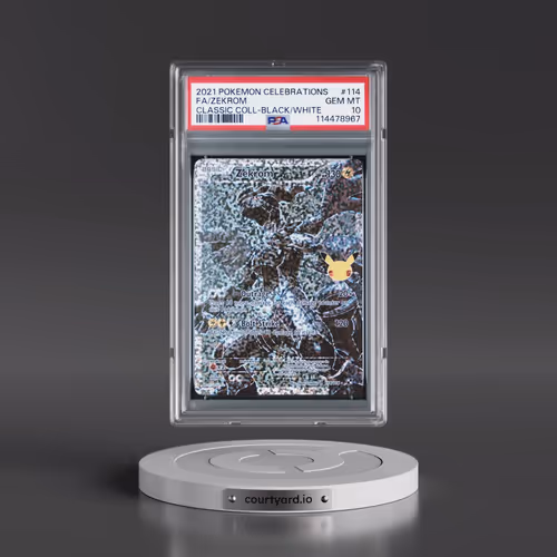 2021 Pokémon Celebrations Classic Collection #114 Zekrom - Full Art (PSA 10 GEM MINT)
