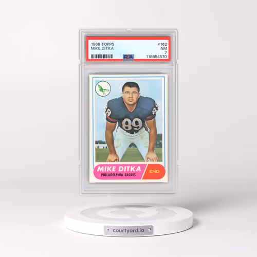 1968 Topps #162 Mike Ditka (PSA 7 NM)