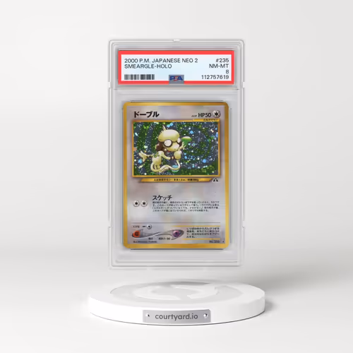 2000 Pokémon Neo 2 #235 Smeargle - Holo (PSA 8 NM-MT)