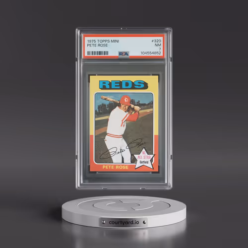1975 Topps Mini #320 Pete Rose (PSA 7 NM)