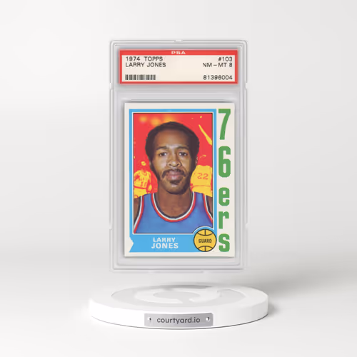 1974 Topps #103 Larry Jones (PSA 8 NM-MT)