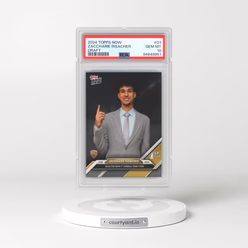 2024 Topps Now Draft #D1 Zaccharie Risacher (PSA 10 GEM MINT)