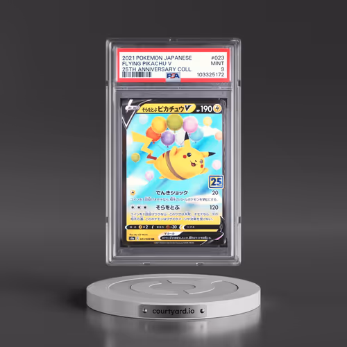 2021 Pokémon 25th Anniversary Collection #023 Flying Pikachu V - Holo (PSA 9 MINT)