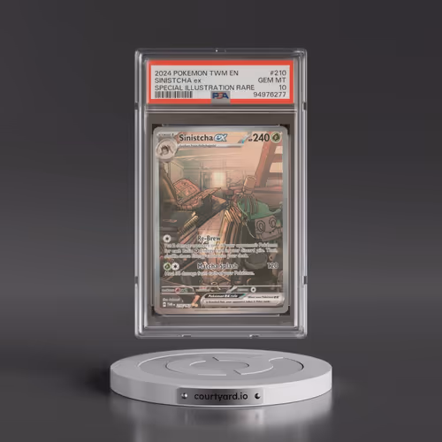 2024 Pokémon Twm EN-Twilight Masquerade #210 Sinistcha EX - Holo Special Illustration Rare (PSA 10 G