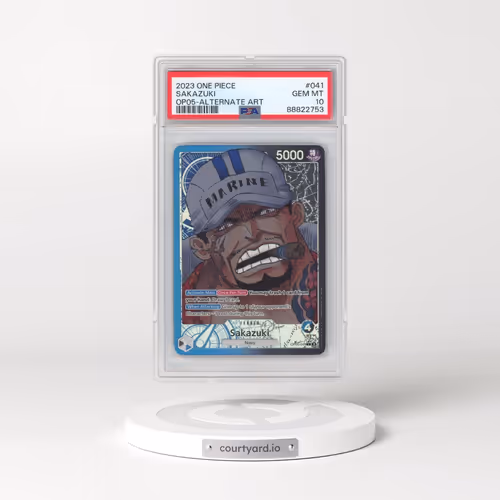 2023 One Piece OP05-Awakening of the New Era #041 Sakazuki - Alternate Art (PSA 10 GEM MINT)