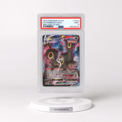 2022 Pokémon Sword & Shield Brilliant Stars #TG23 Umbreon Vmax - Full Art (PSA 9 MINT)