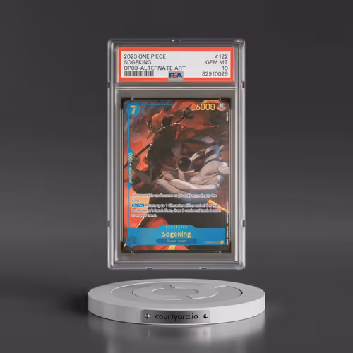 2023 One Piece OP03-Pillars of Strength #122 Sogeking - Alternate Art (PSA 10 GEM MINT)