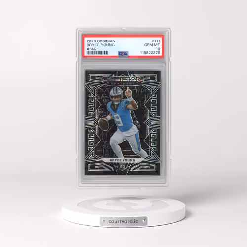 2023 Panini Obsidian #111 Bryce Young - Asia (PSA 10 GEM MINT)