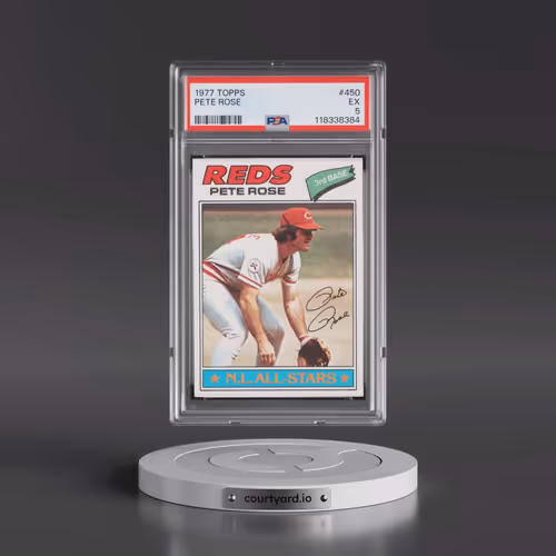 1977 Topps #450 Pete Rose (PSA 5 EX)