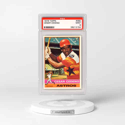 1976 Topps #460 Cesar Cedeno (PSA 9 MINT)