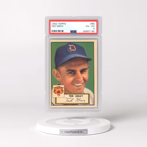 1952 Topps #86 Ted Gray (PSA 4 VG-EX)