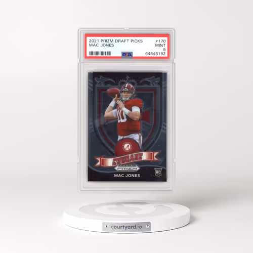 2021 Panini Prizm Draft Picks #170 Mac Jones (PSA 9 MINT)