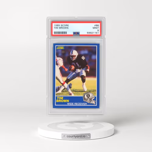 1989 Score #86 Tim Brown (PSA 9 MINT)
