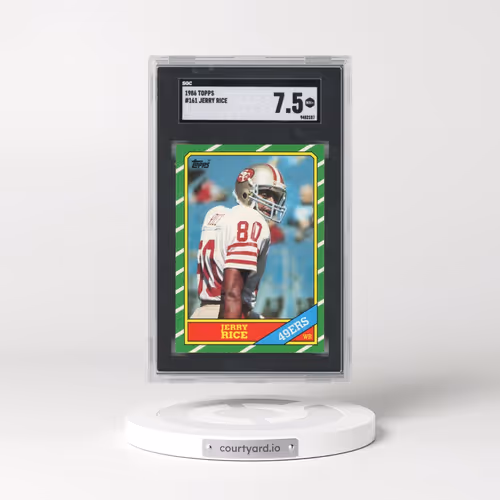 1986 Topps #161 Jerry Rice (SGC 7.5 NM+)