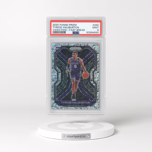 2020 Panini Prizm #262 Tyrese Haliburton - Variation-Fast Break (PSA 9 MINT)