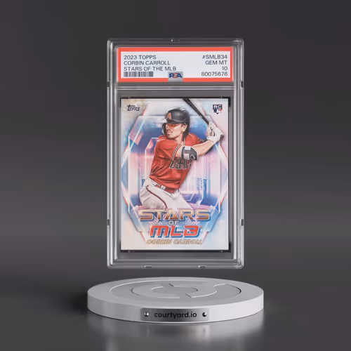 2023 Topps Stars of MLB #SMLB34 Corbin Carroll - Series 2 (PSA 10 GEM MINT)