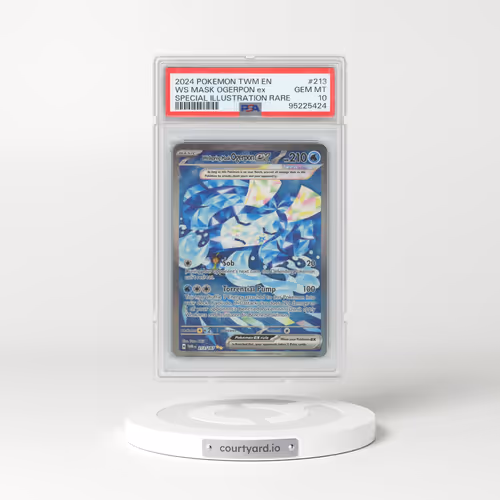 2024 Pokémon Twm EN-Twilight Masquerade #213 Wellspring Mask Ogerpon EX - Holo Special Illustration Rare (PSA 10 GEM MINT)
