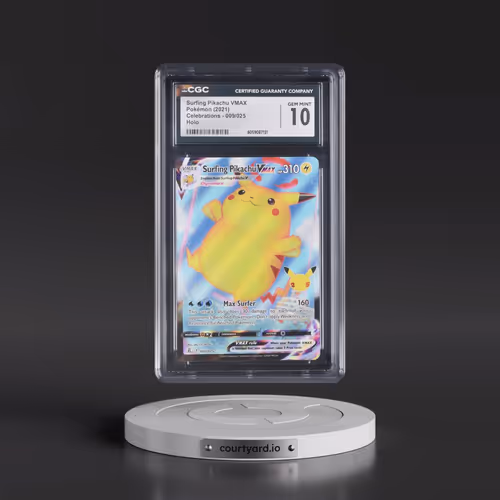 2021 Celebrations #009/025 Surfing Pikachu VMAX - Holo (CGC 10 GEM MINT)