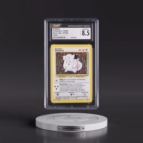 1999 Base Set #5/102 Clefairy - Holo (CGC 8.5 NM-MT+)