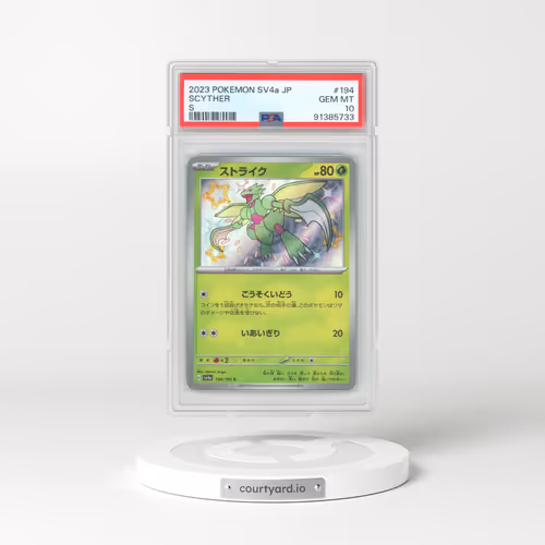 2023 Pokémon Sv4a-Shiny Treasure EX #194 Scyther - S (PSA 10 GEM MINT)
