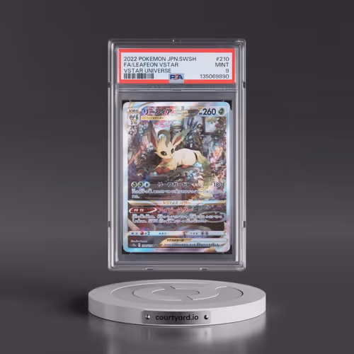 2022 Pokémon Sword & Shield Vstar Universe #210 Leafeon Vstar - Full Art (PSA 9 MINT)
