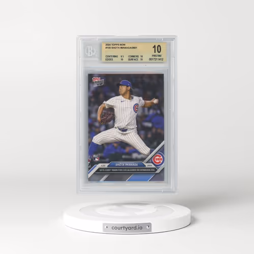2024 Topps Now #105 Shota Imanaga/2601* (BGS 10 PRISTINE)