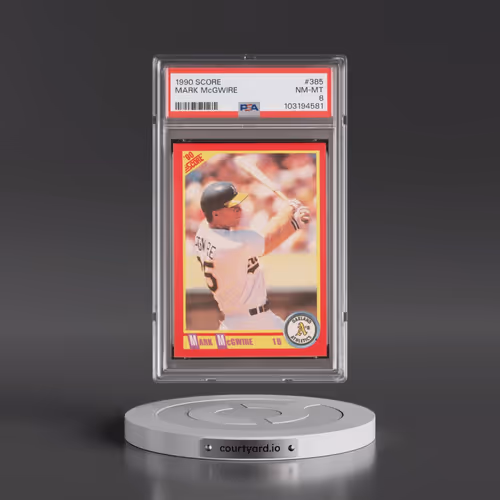 1990 Score #385 Mark McGwire (PSA 8 NM-MT)