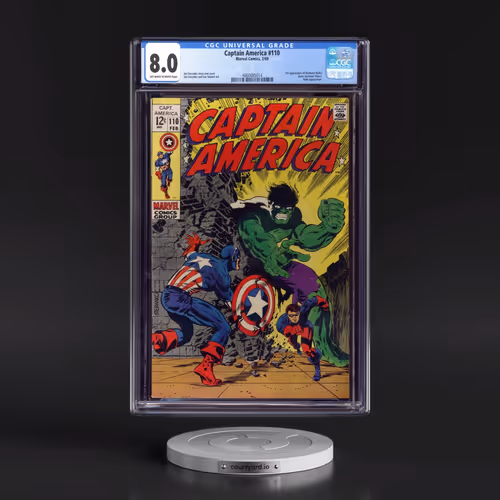 Captain America #110 CGC 8.0 Off-white to White Pages (Marvel Comics, 2/69)