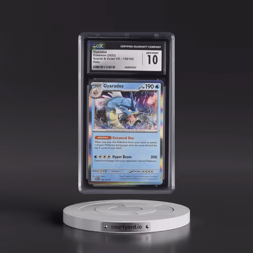 2023 Scarlet & Violet 151 - MEW EN #130/165 Gyarados - Holo (CGC 10 GEM MINT)