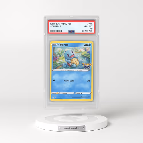 2022 Pokémon Go #015 Squirtle (PSA 10 GEM MINT)