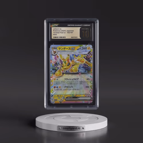 2024 Pokémon Sv8a-Terastal Fest EX #052 Jolteon EX - Holo (CGC 10 PRISTINE)