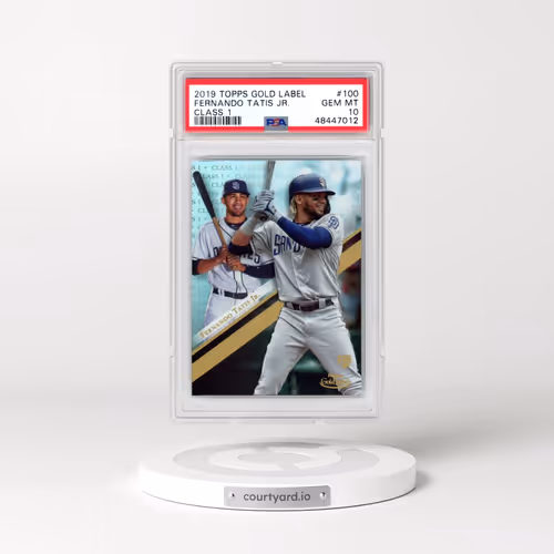2019 Topps Gold Label #100 Fernando Tatis Jr. - Class 1 (PSA 10 GEM MINT)
