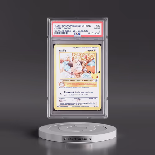 2021 Pokémon Celebrations Classic Collection #20 Cleffa - Holo (PSA 9 MINT)