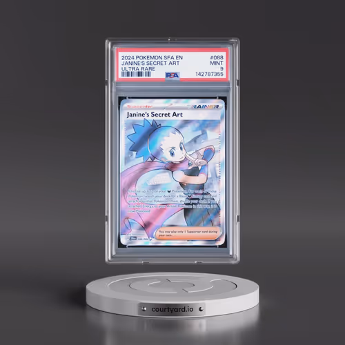 2024 Pokémon Sfa EN-Shrouded Fable #088 Janine's Secret Art - Ultra Rare (PSA 9 MINT)