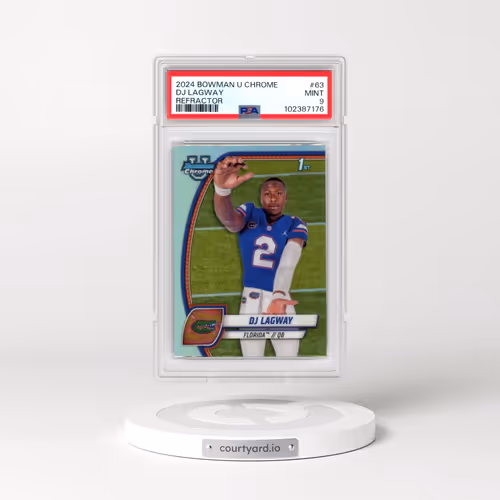 2024 Bowman University Chrome #63 DJ Lagway - Refractor (PSA 9 MINT)