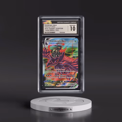 2022 Silver Tempest #TG19/TG30 Corviknight VMAX - Trainer Gallery Holo (CGC 10 GEM MINT)