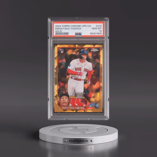 2023 Topps Chrome Update Sapphire Edition #212 Masataka Yoshida - Gold (PSA 10 GEM MINT)