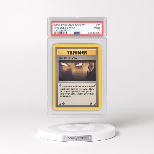 2000 Team Rocket #73 The Boss's Way - 1st Edition (PSA 9 MINT)