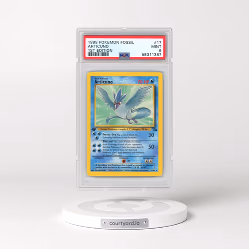 1999 Pokémon Fossil #17 Articuno - 1st Edition (PSA 9 MINT)