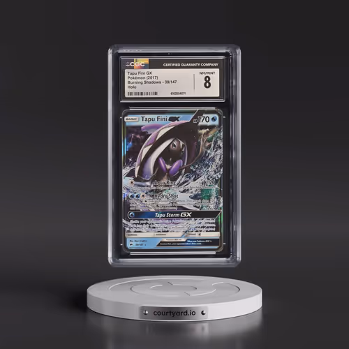 2017 Burning Shadows #39/147 Tapu Fini GX - Holo (CGC 8 NM-MT)