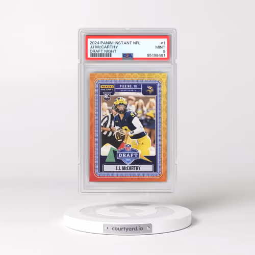 2024 Panini Instant NFL Draft Night #1 JJ McCarthy (PSA 9 MINT)