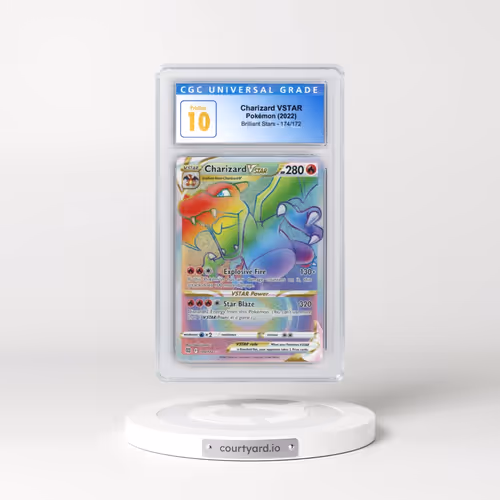2022 Brilliant Stars #174/172 Charizard VSTAR - Holo Secret (CGC 10 PRISTINE)